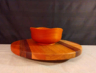 Multispecies Charcuterie Turn Table And Bowl