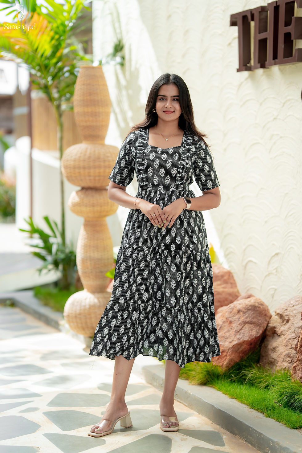 Thumbnail: Tasneem F Pure Cotton Dress FEEDING (With Zip)