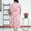 Thumbnail: Teddi  F Premium Cotton Dress   FEEDING (With Zip)
