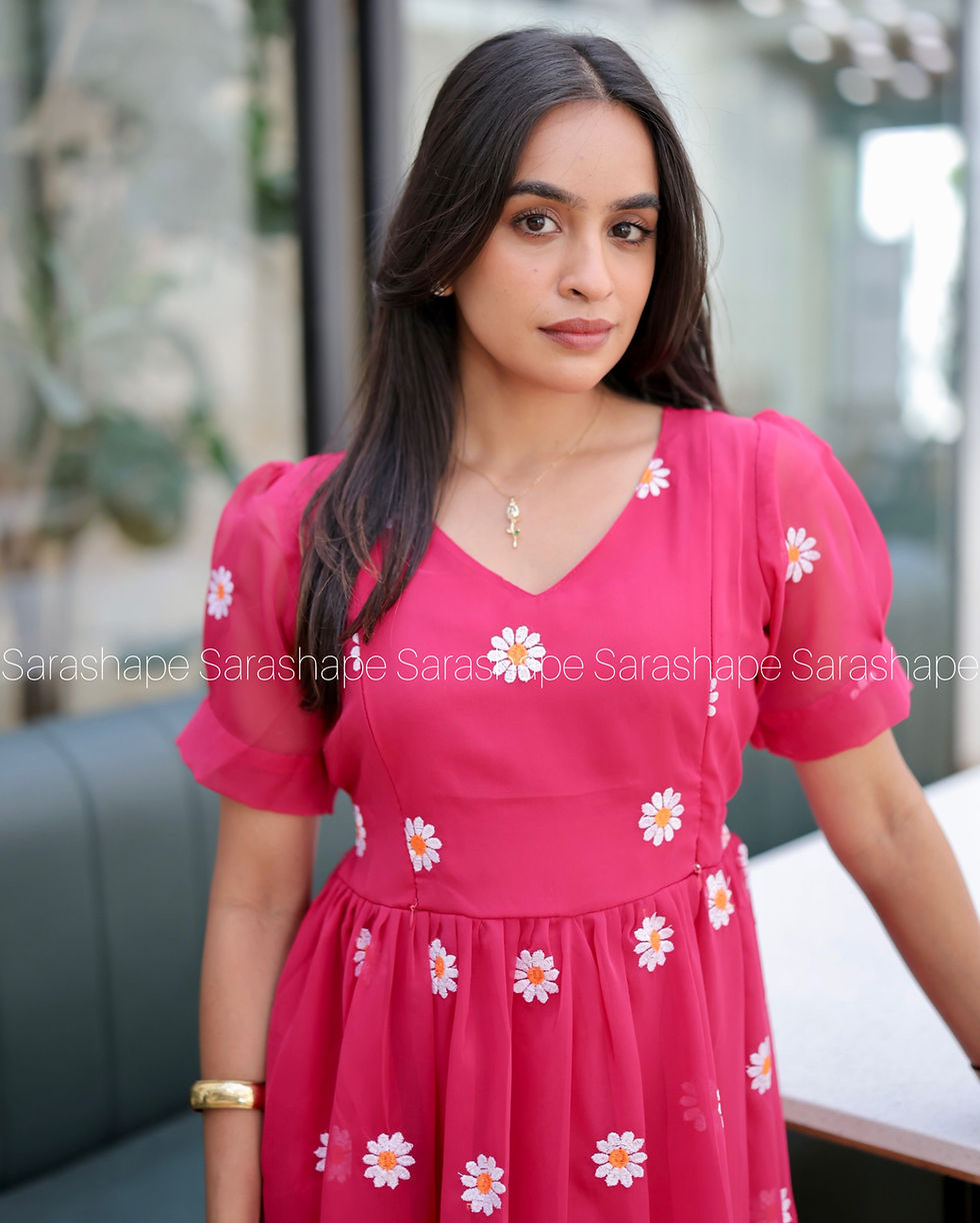 Thumbnail: Seshaa georgette dress With Feeding Zips