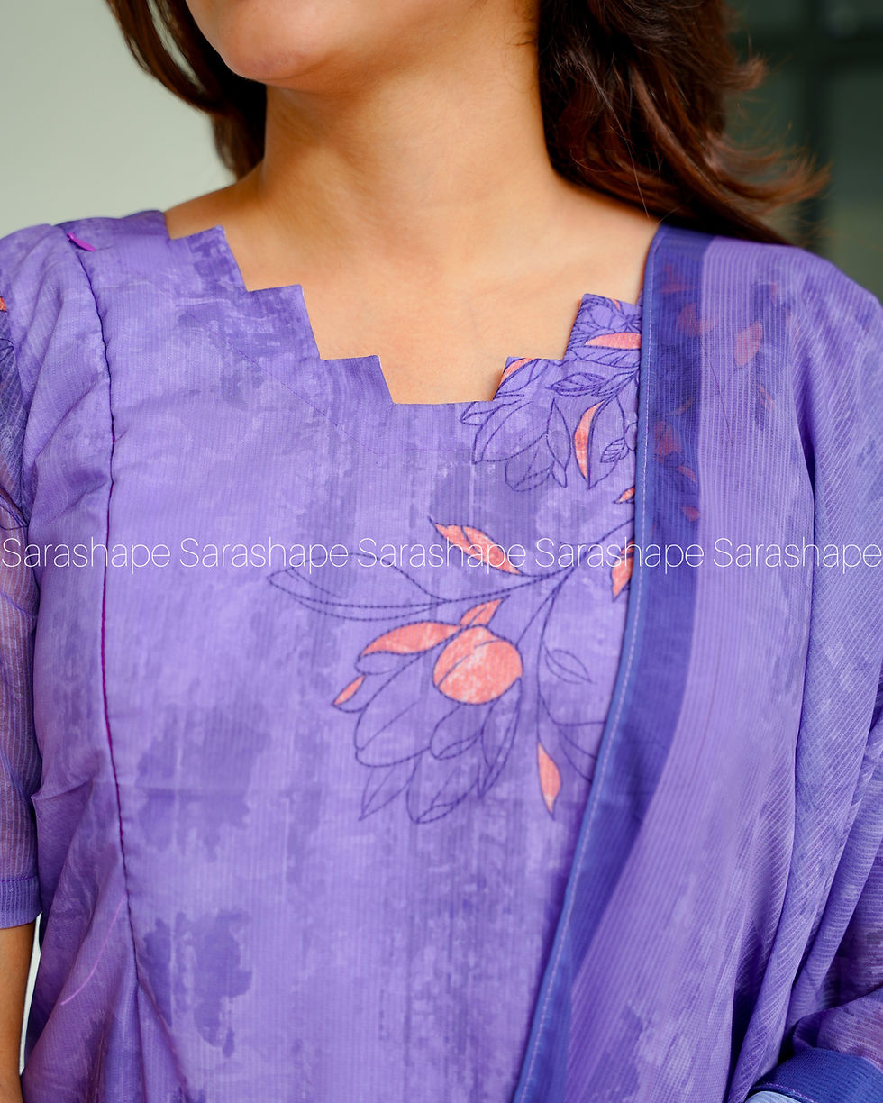 Thumbnail: Lyla Chiffon  Kurti with Duppatta - feeding