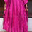 Thumbnail: Agalvizhi FEEDING and Non feeding RAW SILK Anarkali ( Top+ Duppatta ) Set of    