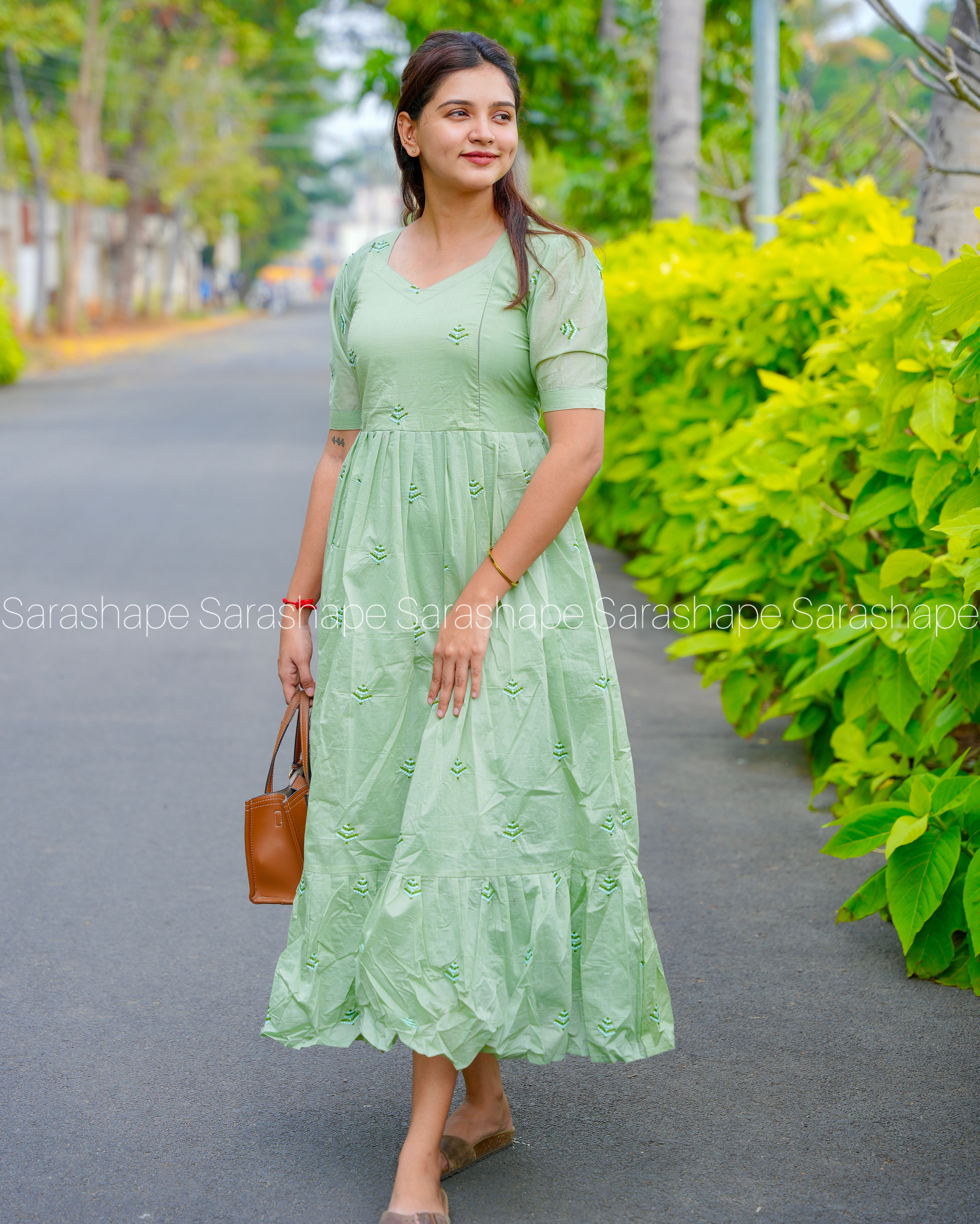 Poongodi NF Mul  Cotton Dress Non Feeding