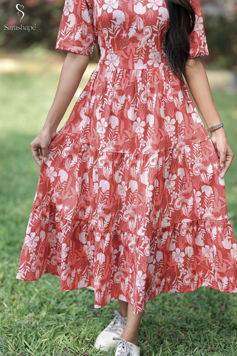 Thumbnail: Kowshika F Pure Cotton Dress FEEDING (With Zip)