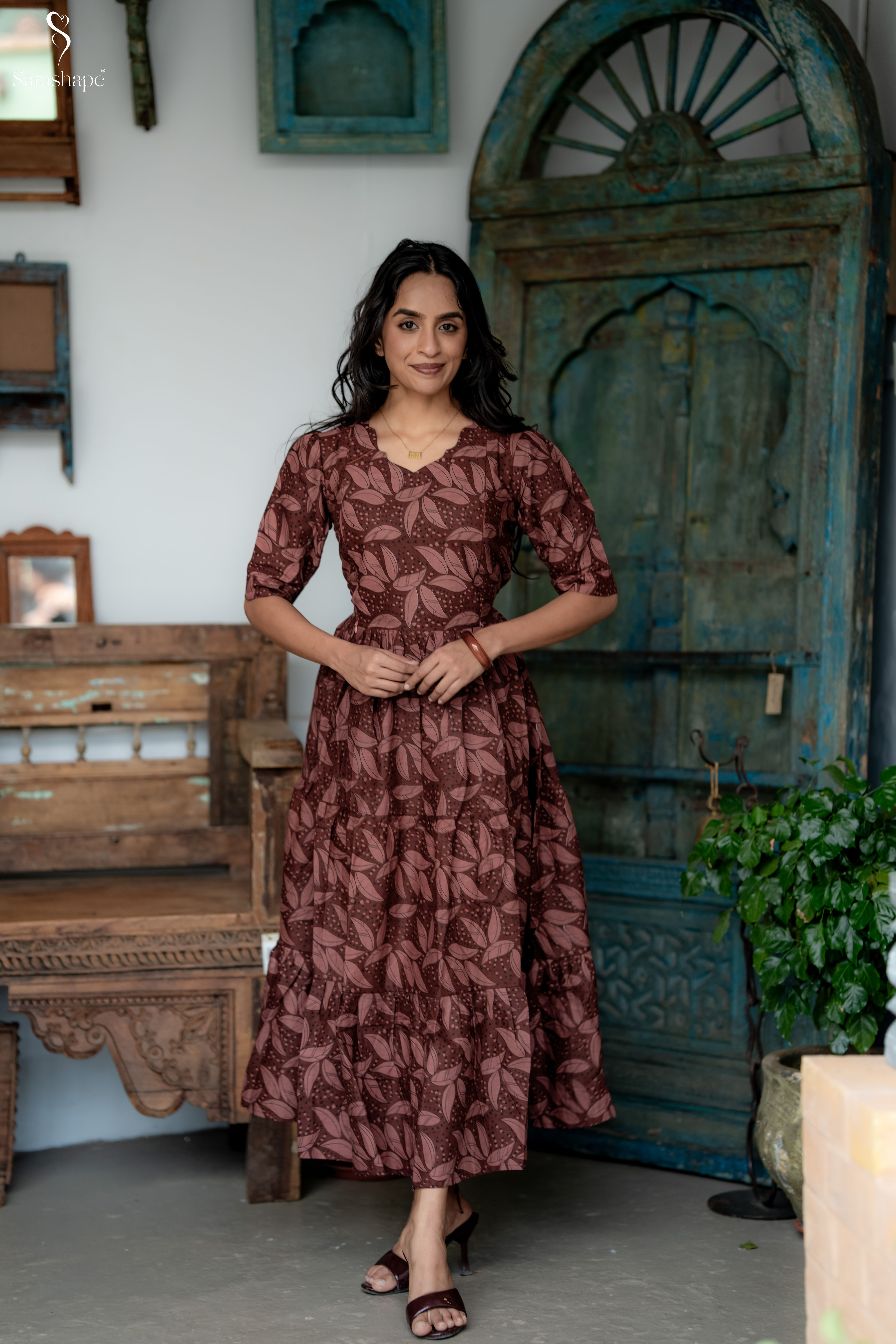 Umaiyal F Cotton Flex Dress FEEDING (With Zip)