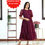 Thumbnail: Mulberry Georgette Dress( FEEDING OR NON FEEDING)