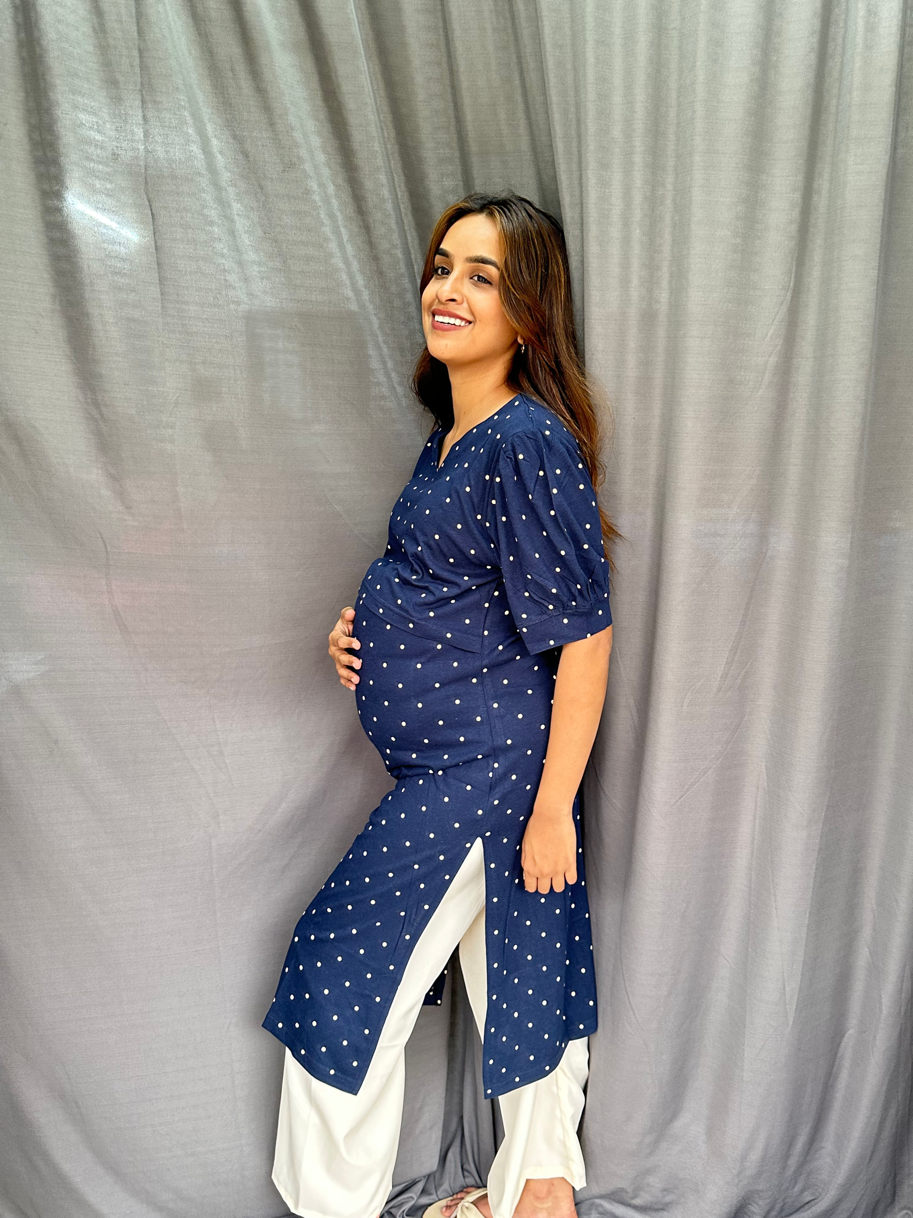 Naughty Zipless Kurti maternity