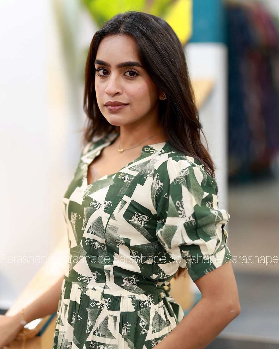 Thumbnail: SUGANYA F Premium Cotton Dress   FEEDING (With Zip)