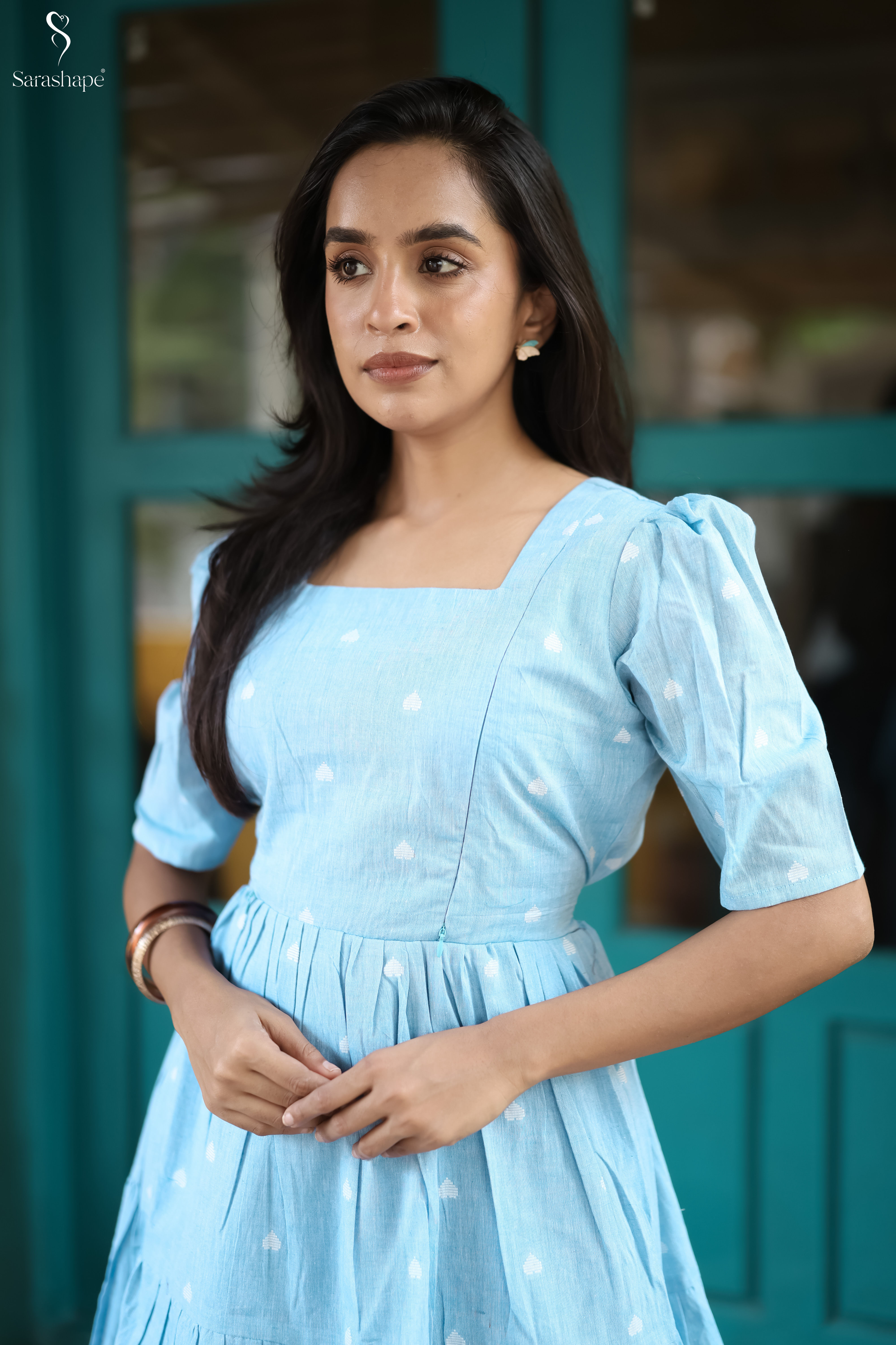 Kanishka Feeding Handloom cotton Maxi