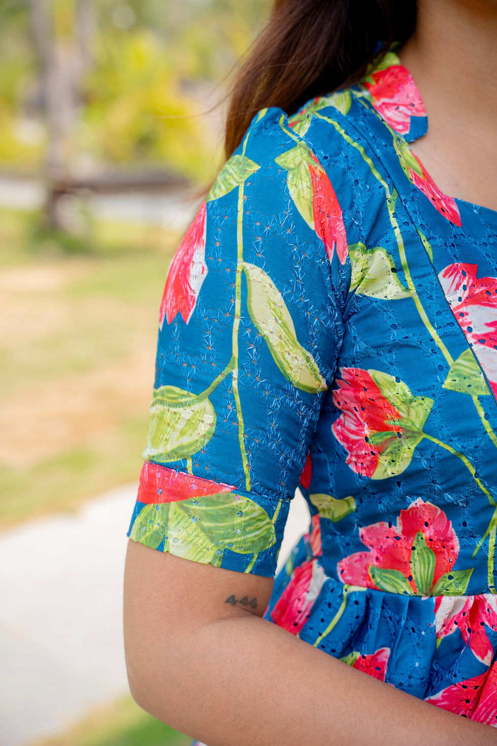 Thumbnail: Venika feeding Hakoba dress With Feeding Zip