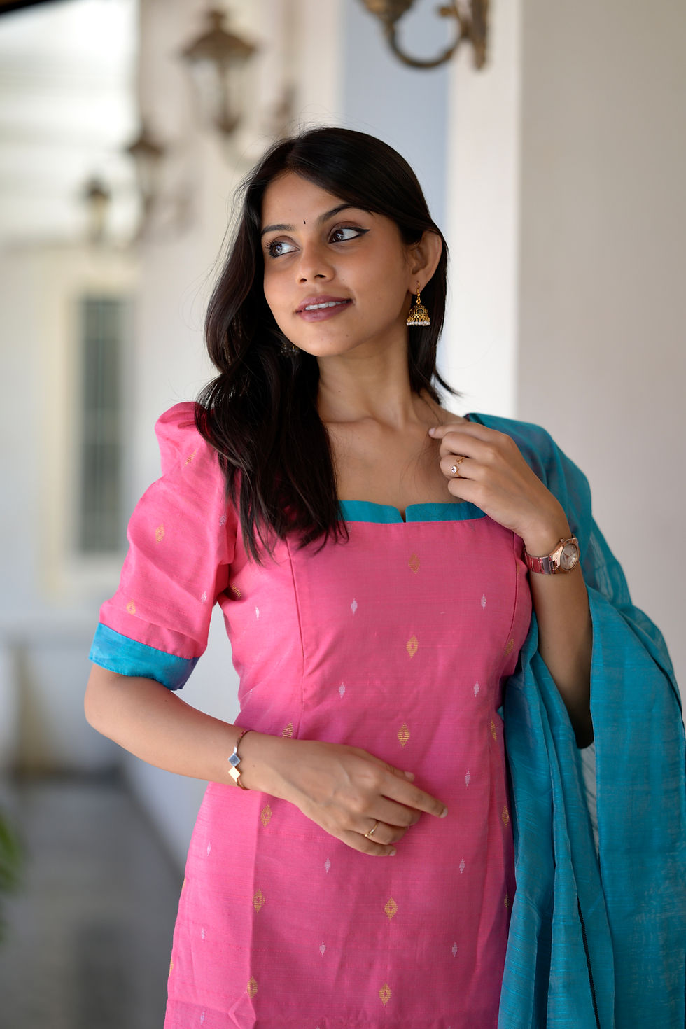 Thumbnail: Vishrutha FEEDING SALWAR ( TOP, DUPATTA) SET OF2