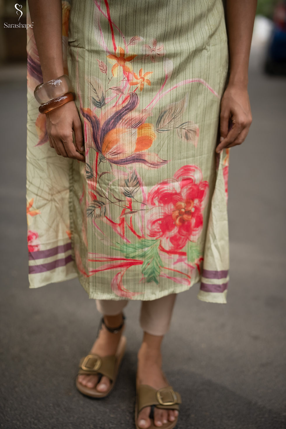 Thumbnail: Mugizhi Chinnon Feeding Salwar Set ( Top &amp; Duppata)