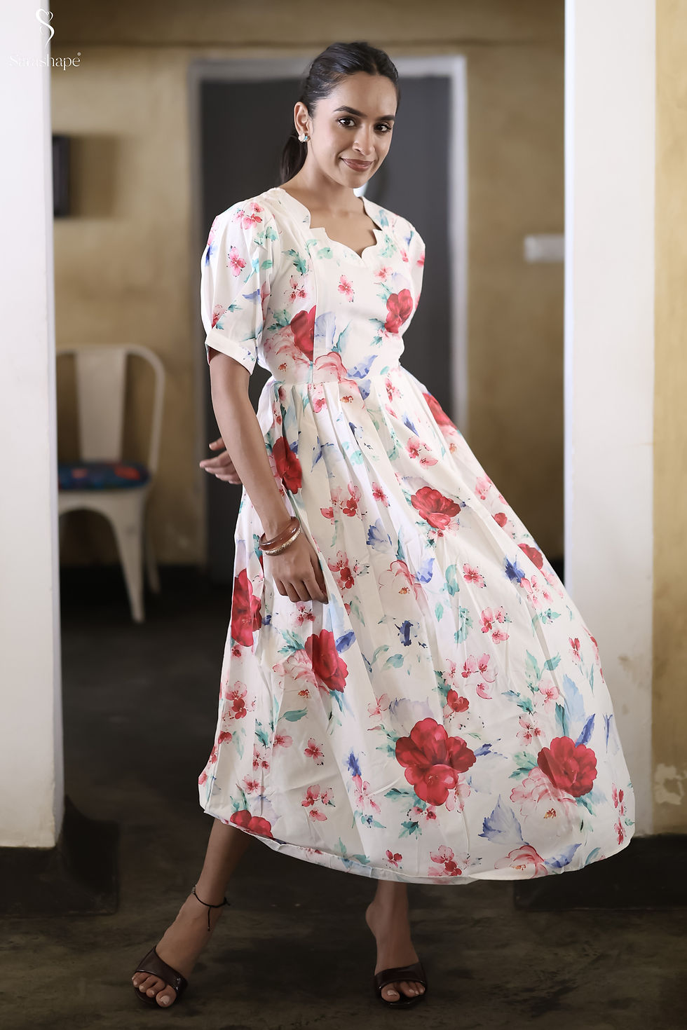 Thumbnail: Shenbha F Soft  Cotton Dress feeding(with zip)