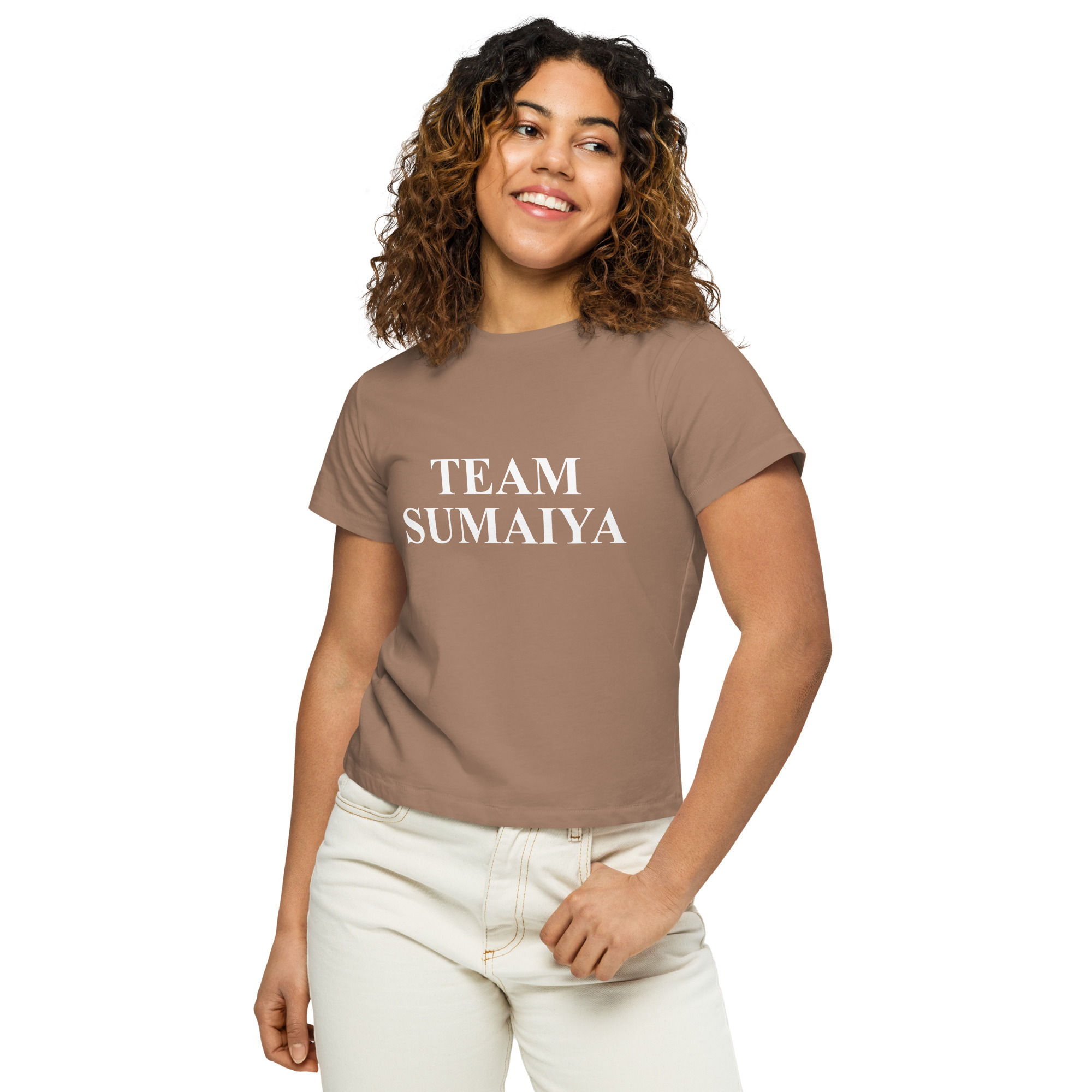 TEAM SUMAIYA Women’s high-waisted t-shirt