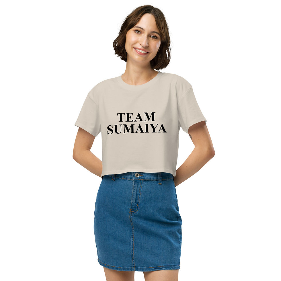 Thumbnail: TEAM SUMAIYA Women’s crop top