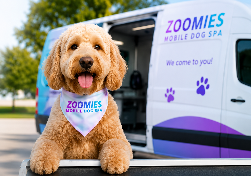 Dog and van main