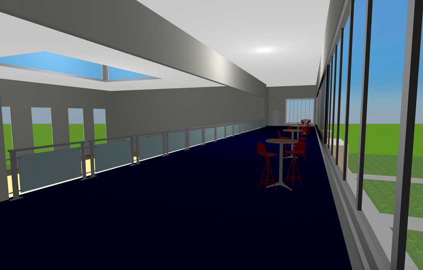 Balcony from the stairs