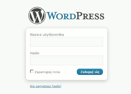 wordpress-standardowy-formularz-logowania