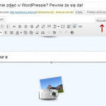 Edycja galerii. Kadrowanie obrazka WordPress - krok 1.