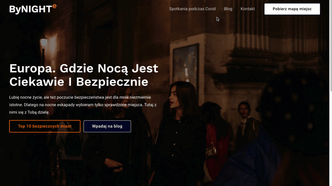 Różna kolorystyka elementów nagłówka domyślnego i przezroczystego