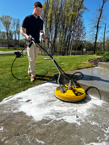 exterior concrete cleaning