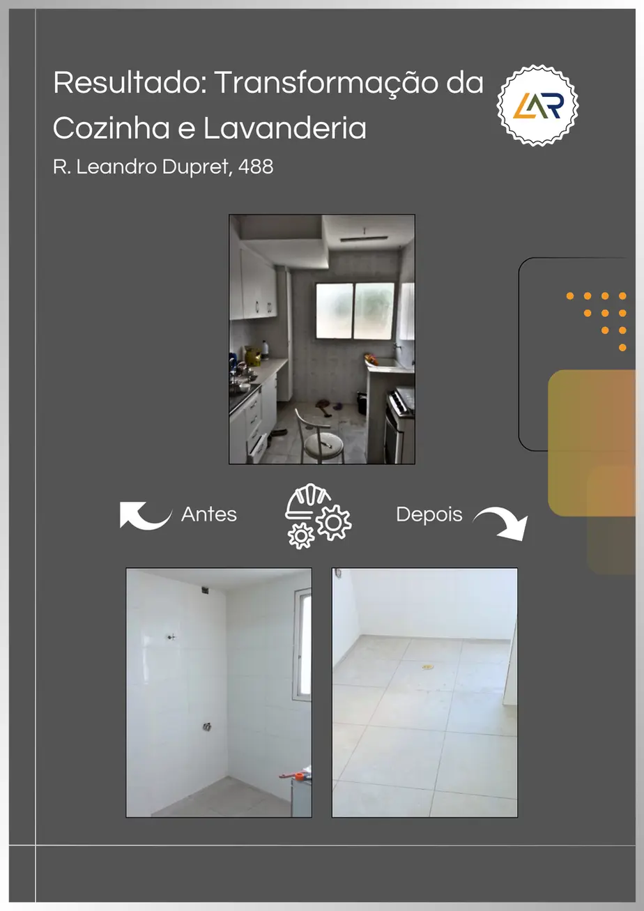 Resultado da transformação da sala pela Lar Pontual Engenharia.