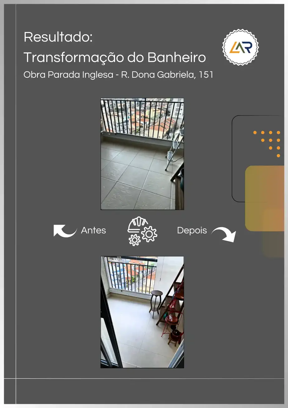 Resultado: Transformação da Varanda - Lar Pontual Engenharia