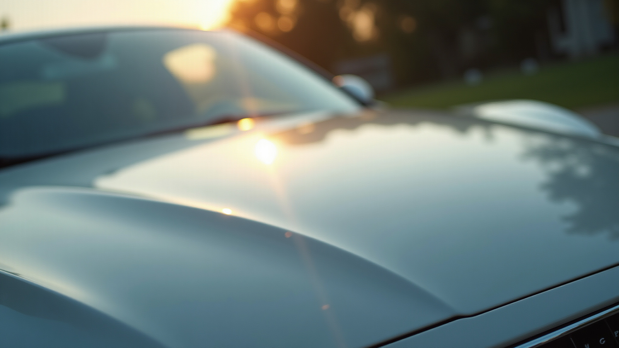 hood of car