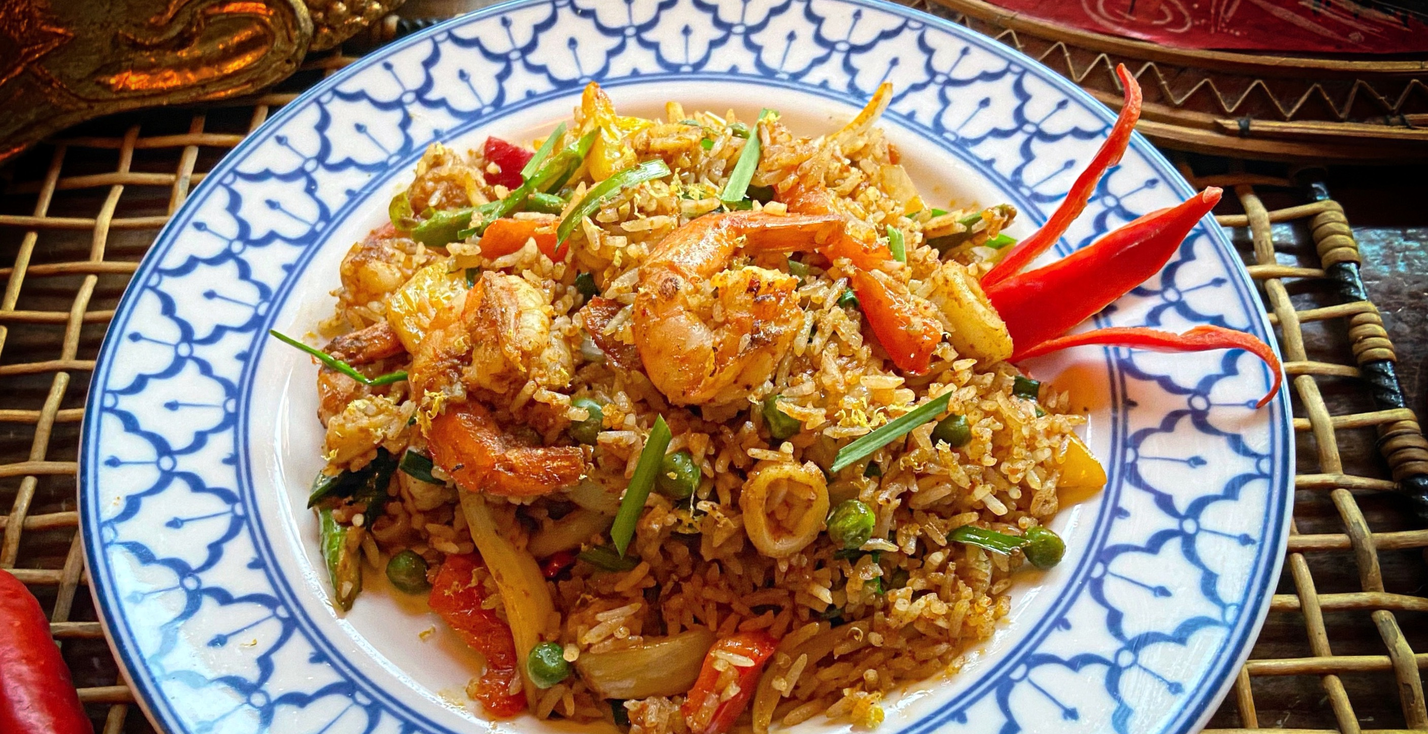 Arranged Food and Objects