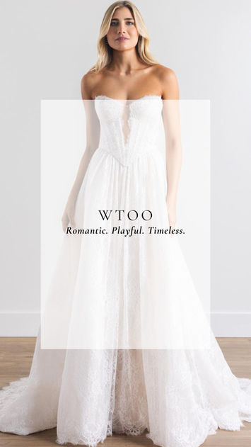 WToo by Watters wedding dress collection at Senoia Bridal — classic, sparkly, and designed for every bride.