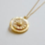 Thumbnail: Glide and Slide Sun & Moon Necklace, Gold Plated