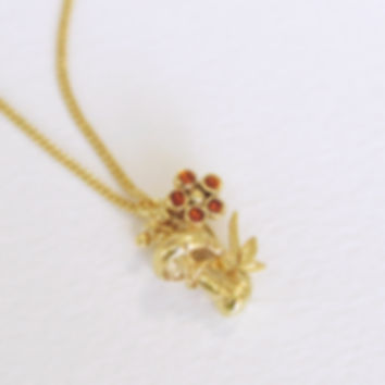 Travelling Mushroom with Citrine Bloom