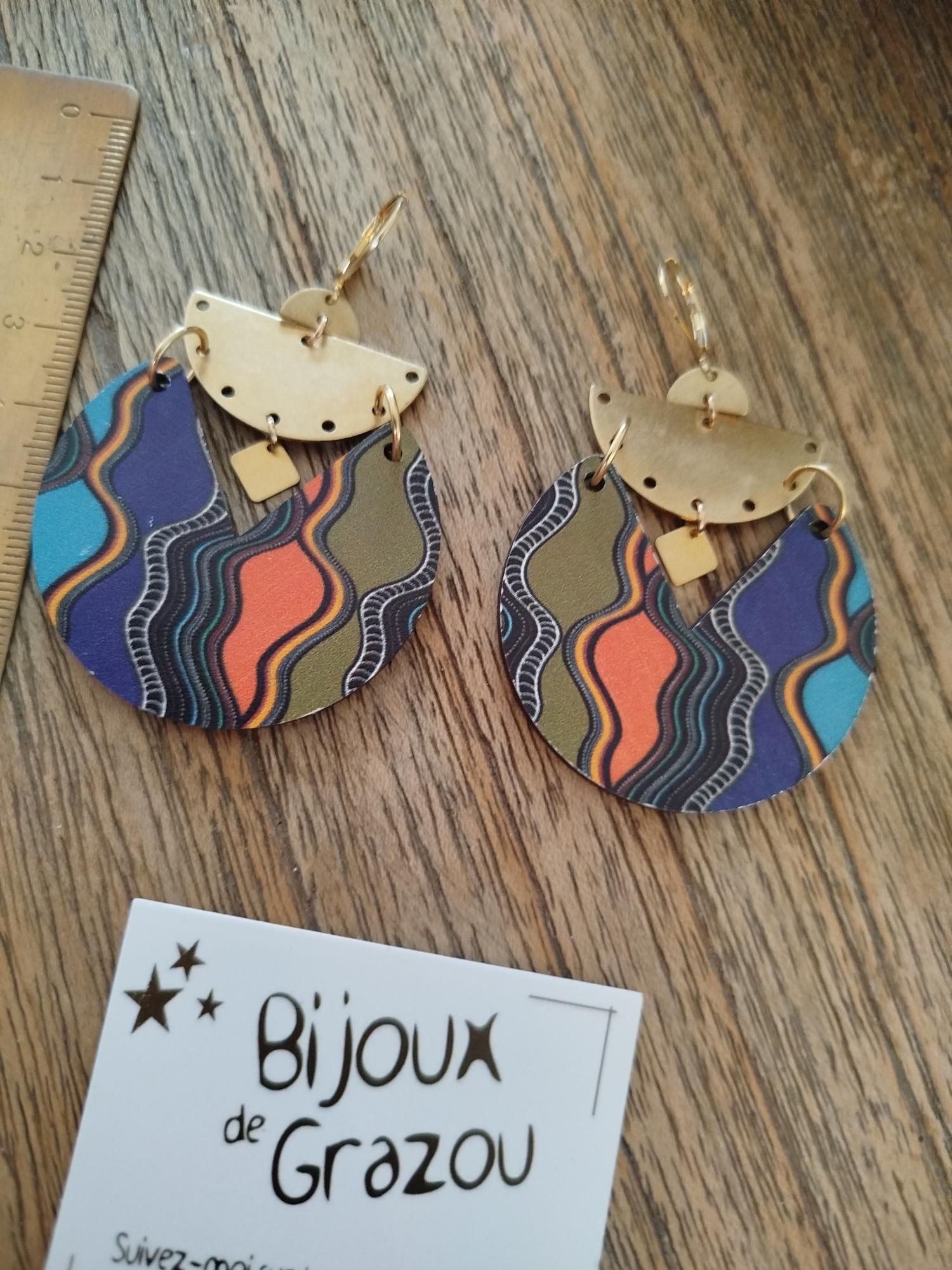 Boucles colorées
