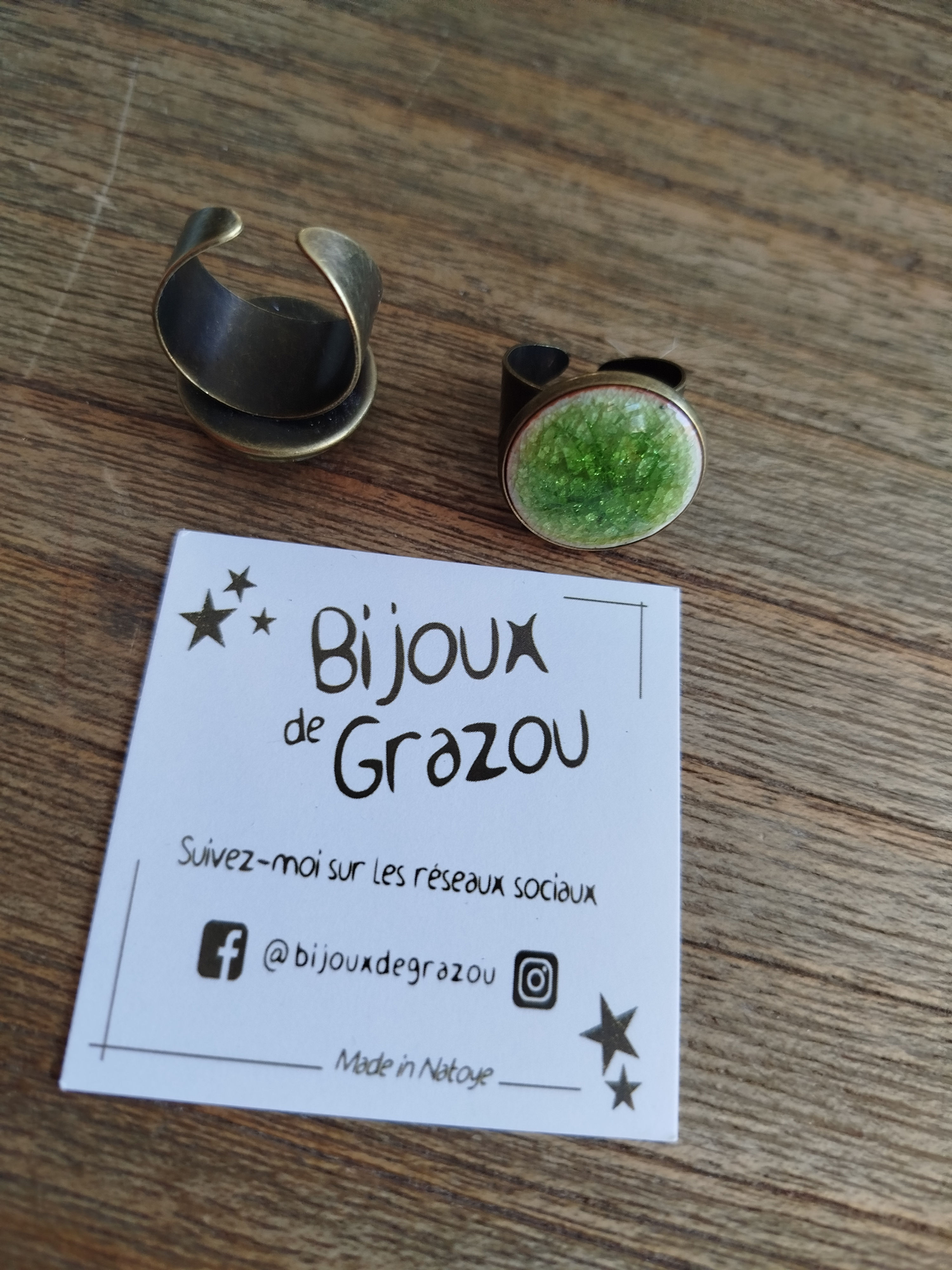 Bague porcelaine 20 mm