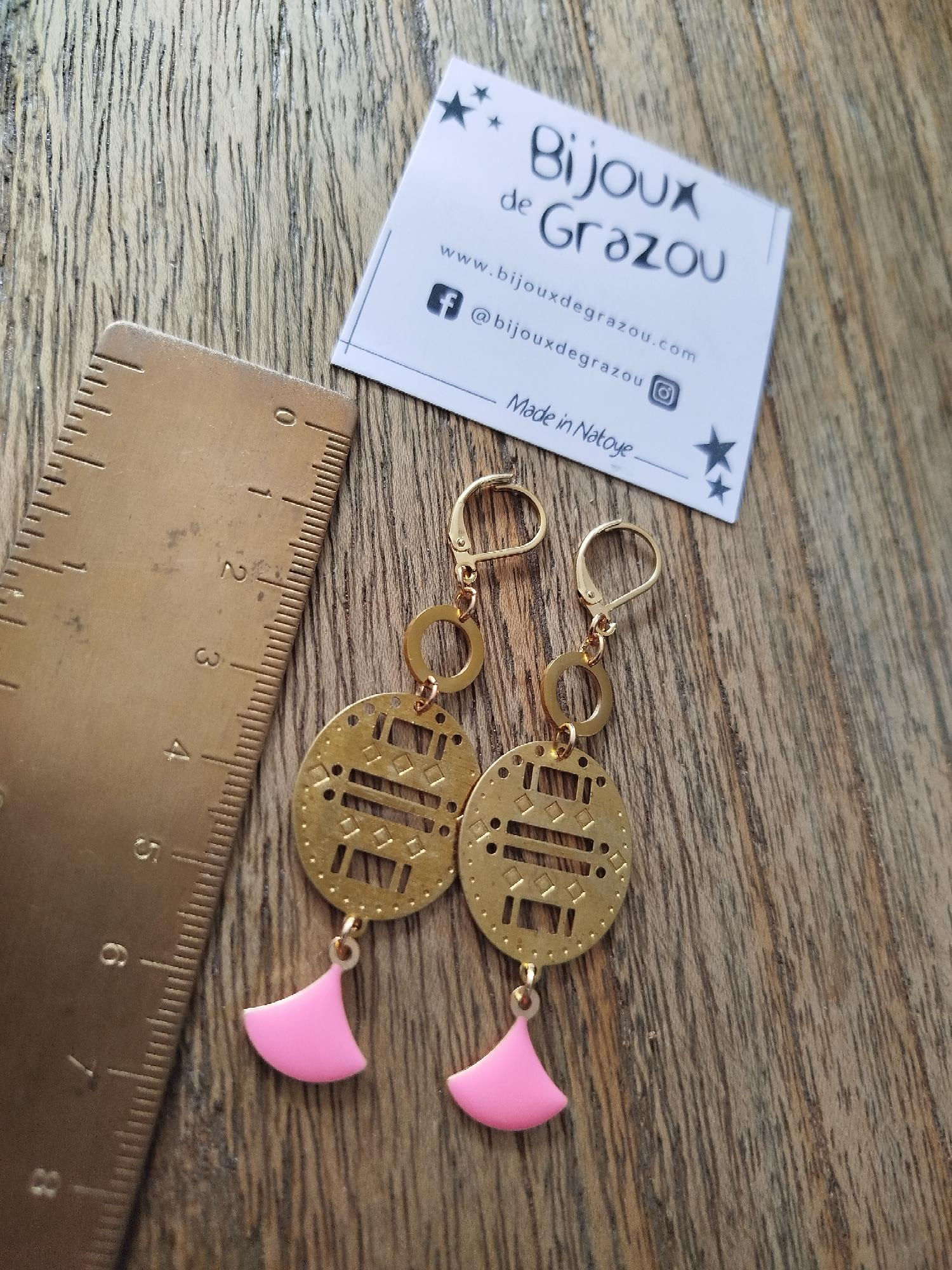 Boucles look vintage / rose