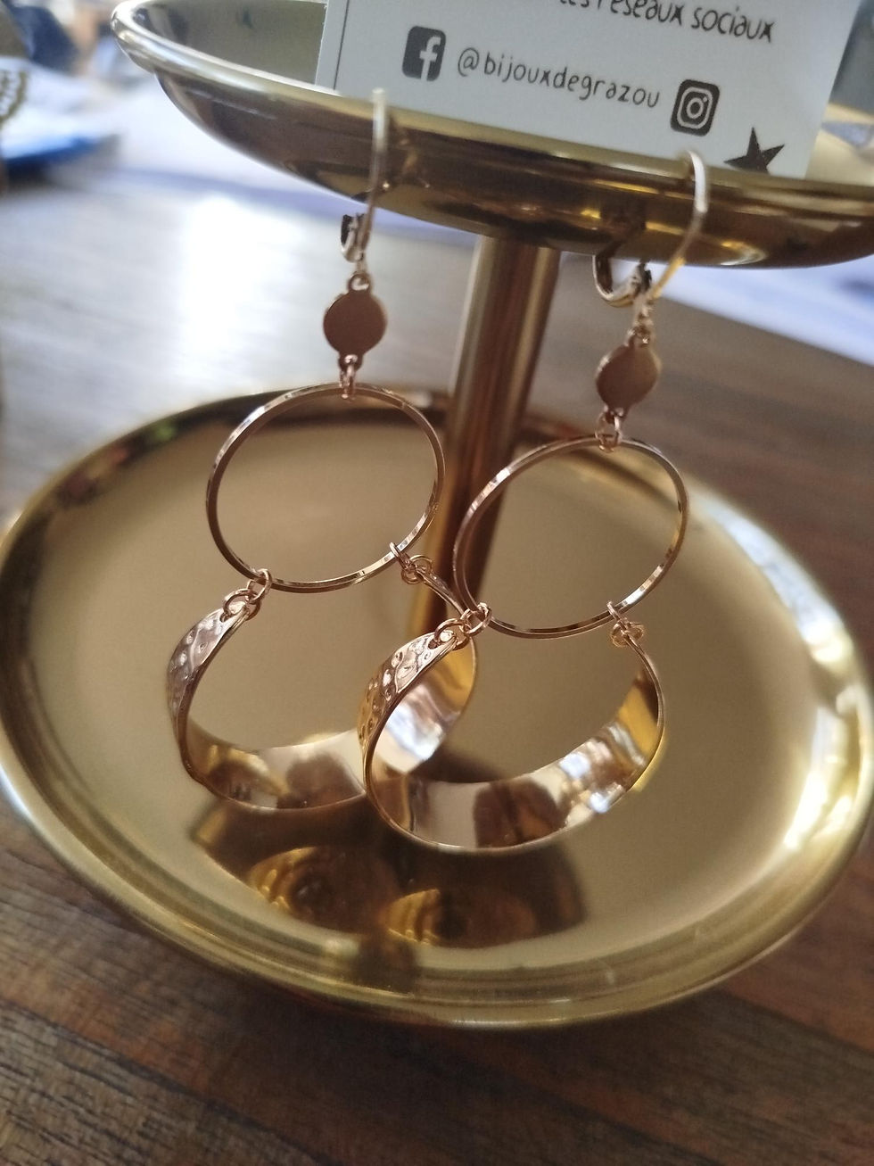 Miniature : Boucles créoles dorées