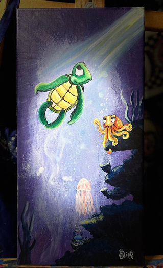Deep Ocean Cartoon Friends