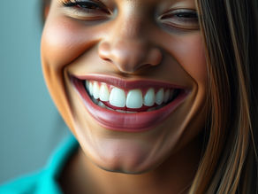 Austin patient smiling after full mouth dental implants showing restored teeth.