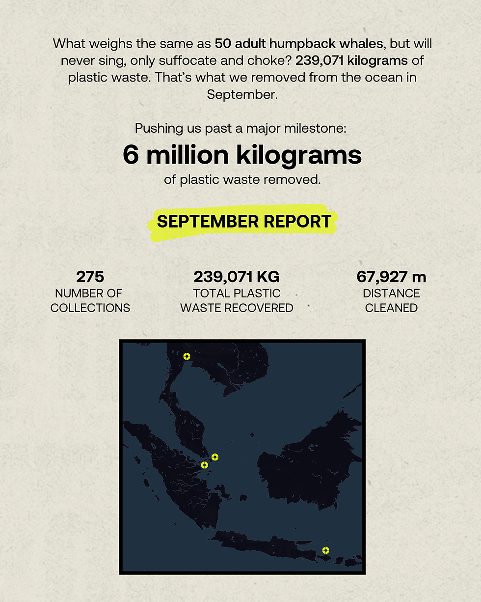 A Wave of Change: Celebrating 6 Million Kilograms of Plastic Removed from Our Oceans