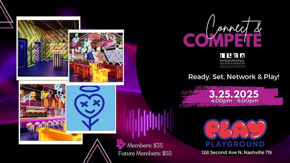March Meeting: Connect & Compete at Play Playground