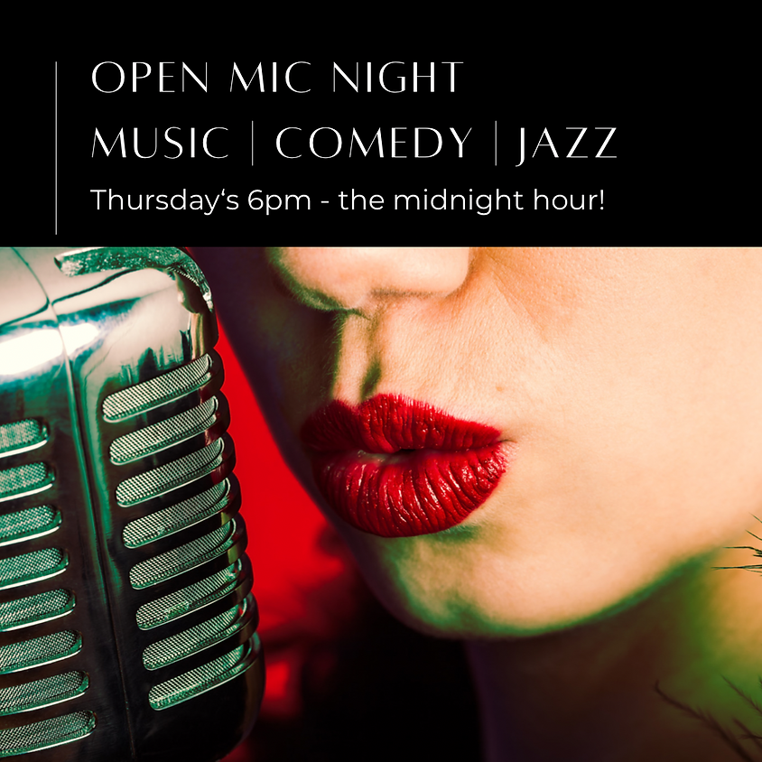 SPEAKEASY JAZZ JAM: Open Mic Night