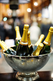 Ice bucket full of Champagne