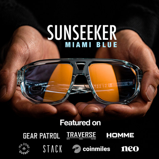 BRAVE Vision sunglasses for men - Designer sunglasses - Polarized - Clear - UV protection - luxury and affordable. - Lunettes de soleil BRAVE Vision pour hommes - Designer - québécois - Montréal - Polarisées - Transparentes - Protection UV