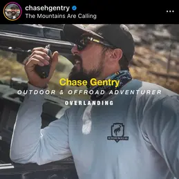Chase Gentry
Outdoors & offroad adventurer