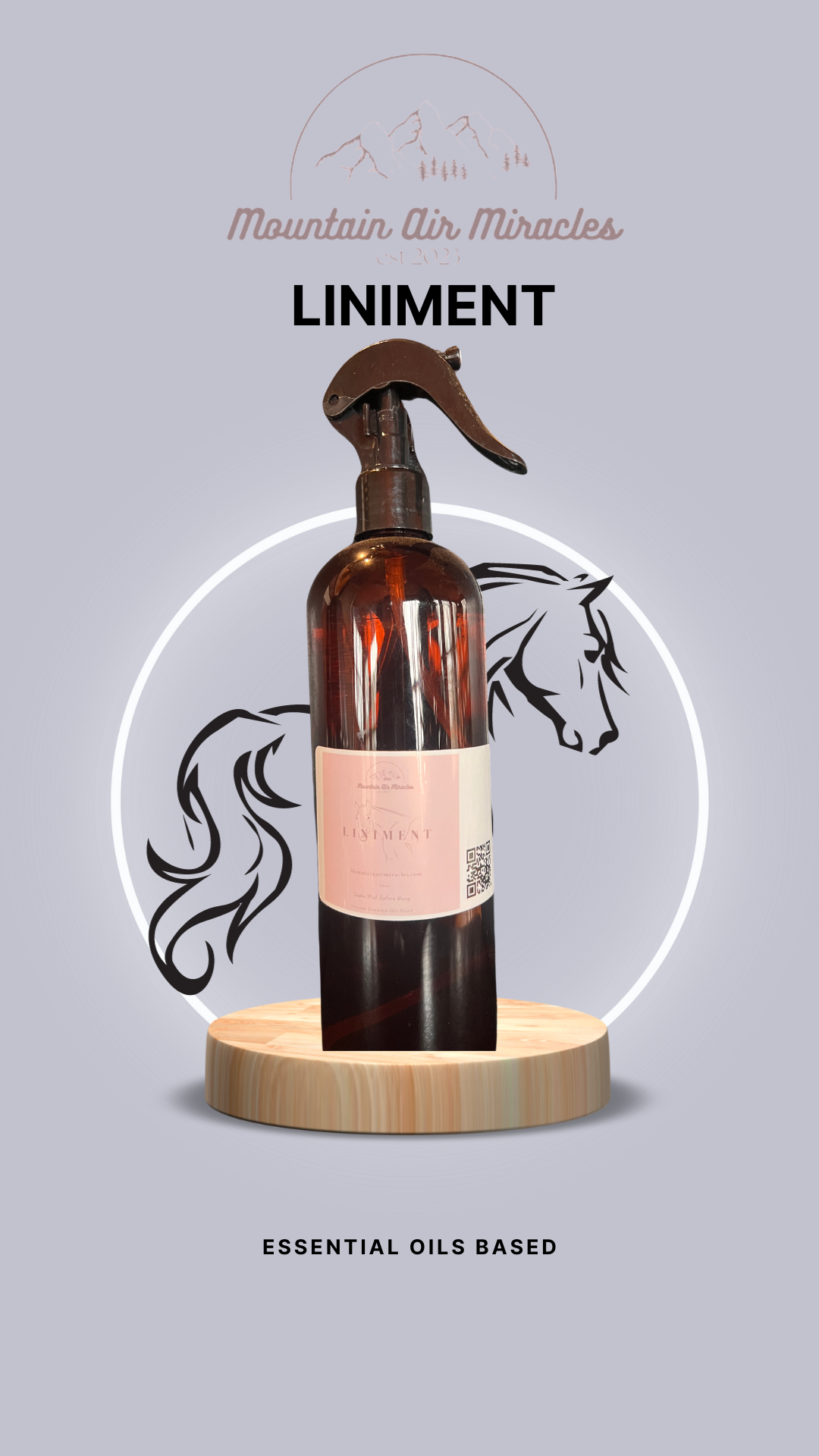 Essential Oils Liniment For Horses