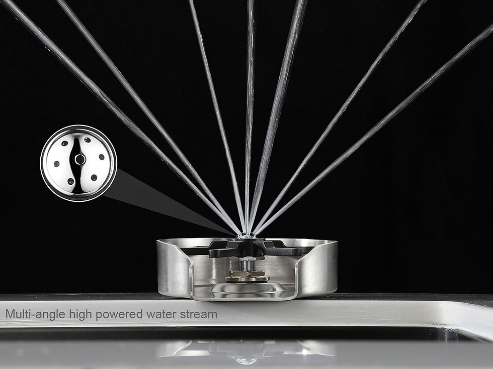 Thumbnail: AguaStella ASR01 Stainless Steel Metal Glass Rinser