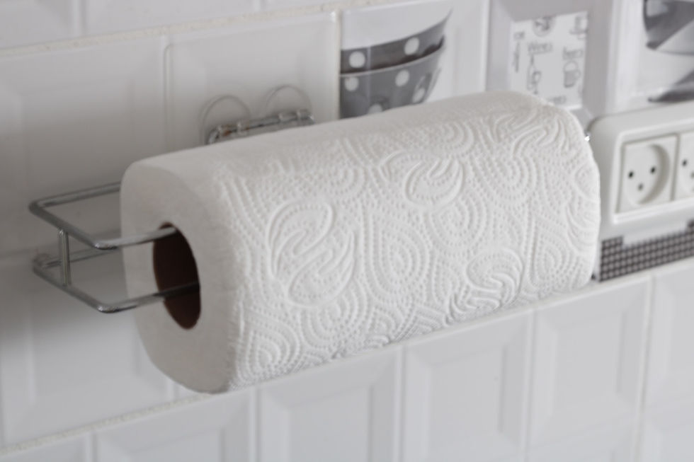 תמונה ממוזערת: מתקן לנייר סופג ללא קידוח