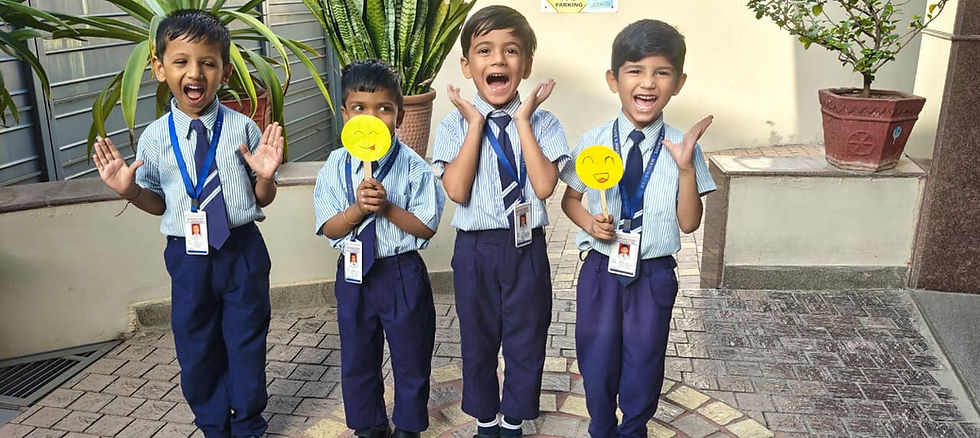 Celebration of World Emoji Day at Nelson's School with our Students filled with Art, Activity and Fun Emotions