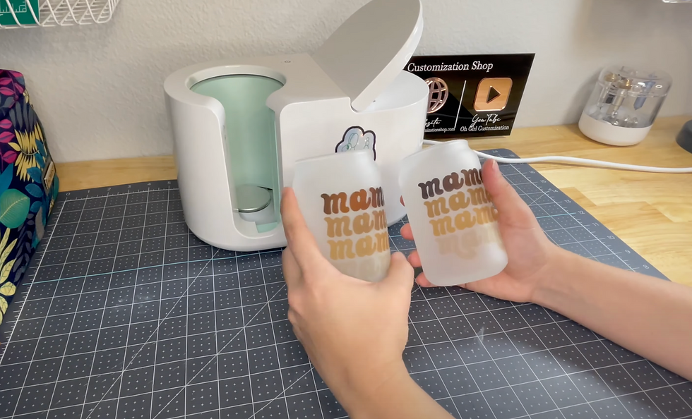 Cómo sublimar vasos de vidrio con Cricut Mug Press