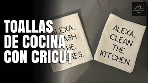 Personaliza toallas de cocina con Cricut Maker o Cricut Explore Air 2
